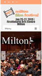 Mobile Screenshot of miltonfilmfest.com